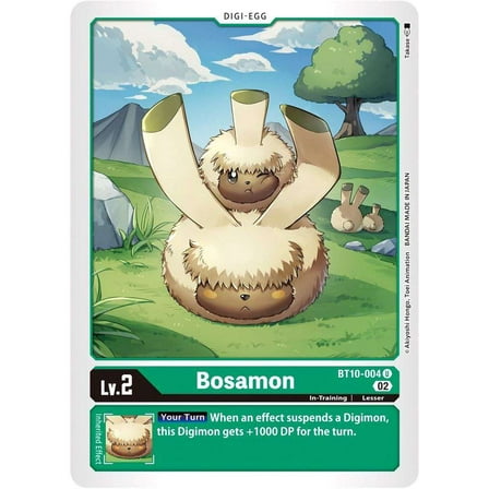 Digimon Xros Encounter Uncommon Bosamon BT10-004