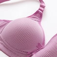 thumbnail image 4 of Hfnxid Women Bras Under $ 5.00,Woman's Embroidered Glossy Comfortable Breathable Bra Underwear No Rims, 4 of 8
