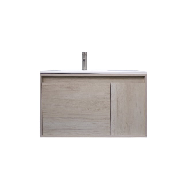 Gabinete Para Baño Con Lavabo STANNIS Flotante Minimalista