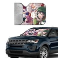 thumbnail image 2 of My Hero Academia Car Windshield Sun Shade, Front Window Sun Shades, Visor Shield Cover For Car Suv Truck, Visor Protector Blocks Uv Rays, Keep Your Vehicle Cool, Small, 51*27.5 Inch, 2 of 8
