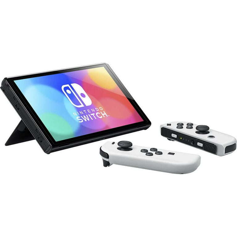 Nintendo Switch 64GB OLED Model Bundle, Nintendo Switch Console with White  Joy-Con Controllers & Dock, Vibrant 7-inch OLED Screen, 64GB Storage, Game  Mario Kart 8 Deluxe with Mazepoly Accessories 