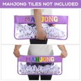 thumbnail image 3 of 1 PCS Mahjong Bag - Empty Mahjong Tiles Bag Only with Zippered & Letters, Case Only(Purple,Moh-jong), 3 of 12