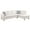 White, variant on Modern L-Shape Sectional Sofa for Living Room, Modular Sleeper Sofa Couch With Chaise For Bedroom, White