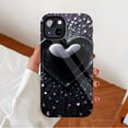 thumbnail image 2 of Glitter Heart Phone Case for Valentine's Day, Shimmering Love Design Compatible with iPhone 11/12/13/14/15/16 (Pro Max/Plus), 2 of 9