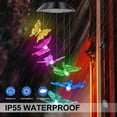 thumbnail image 4 of Butterfly Solar Wind Chimes, Color Changing Solar Lights, Mobile Windchimes Outdoor Garden Decor for Mothers Day Grandma Birthday Gift, 4 of 8