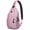 Pink-16, variant on Ocean & Beach Coral Sling Bag - Durable Crossbody Shoulder Backpack with Versatile Wear & Travel-Ready Design - Tropical Fish & Seaside Inspired Pack for Outdoor Adventures, Commuting