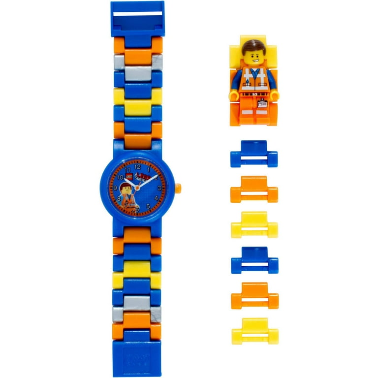 LEGO Kids 8020219 LEGO Movie Emmet Plastic Minifigure Link Watch