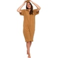 thumbnail image 2 of Short Sleeve Romper Walrus One Piece - Plush Adult Animal Costume Jumpsuit by FUNZIEZ! (Brown, Small), 2 of 7