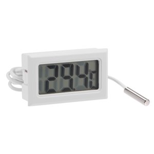 Unique Bargains -50 to 110 Degree 10K White Digital Thermometer with 1m Temperature Sensor Probe