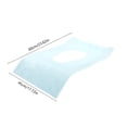 thumbnail image 3 of Dmlowu 6Pcs Disposable Toilet Seat Cover, Extended Thickened Toilet Pad with No-Peel Adhesive, Waterproof Breathable Paper Cushion for Travel Hotels Public Restrooms, 3 of 6