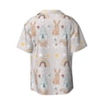 thumbnail image 4 of Goofa Animals In Tribe Printed Men's Casual Short-sleeved Shirt,Lightweight Breathable Button-down,Summer Casual men's top,Versatile Fashion shirt-Medium, 4 of 7