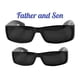 thumbnail image 2 of Set de gafas de sol Locs para padre e hijo a juego UV400 Protect, 2 of 4