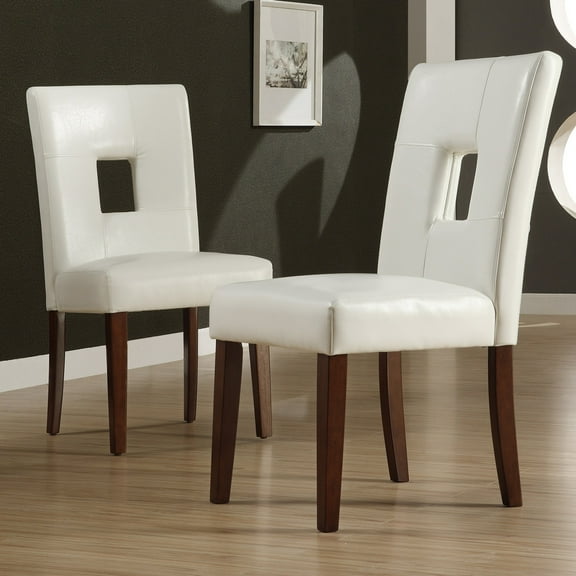 Weston Home Madelin Dining Chair, Set of 2, White