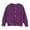 Dark Purple, variant on GJSYRH Girls Long Sleeve Cardigan Button Front Crew Neck Knit Sweater Soft Blend Kids Cozy Outerwear For School Play Blue 8-9 Years
