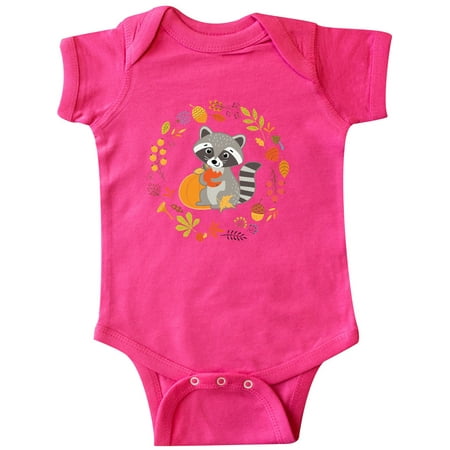 

Inktastic Thanksgiving Holiday Woodland Raccoon Gift Baby Boy or Baby Girl Bodysuit