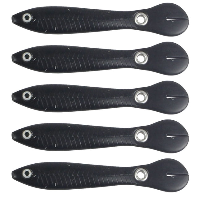 Pesca 5 uds cebo de pesca suave 7cm 6g Loach falso Wobbler señuelos de natación (negro) Tmvgtek Para Estrenar