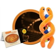 GIANTmicrobes DNA Plush - Learn About Genetics with This Educational Gift, Includes Info Card, Realistic Double Helix Design, Gift for Students, Scientists, Doctors, Ancestry Fans, and Educators