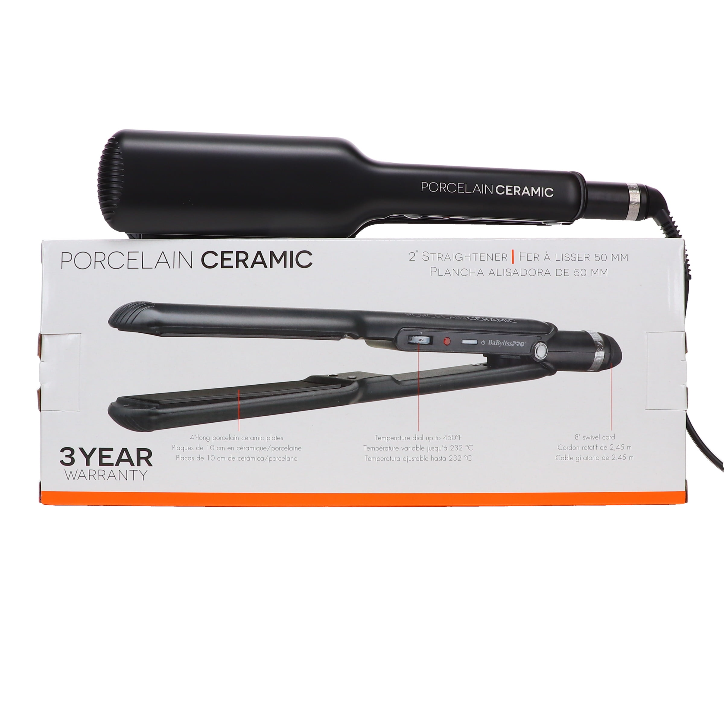 Porcelain straightener top