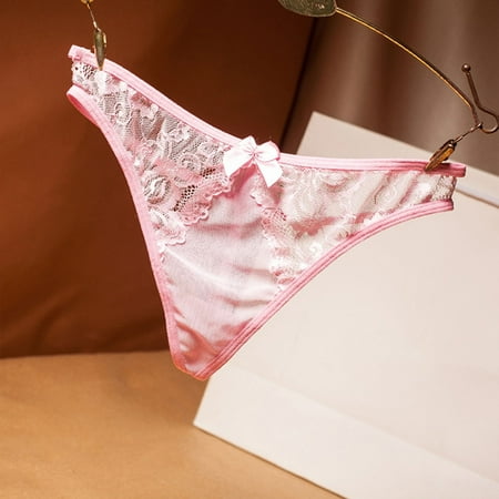 HaoXianJian Women G-String Lace Thongs Crisscross T-back Sheer Mesh Low Waist Breathable Cheeky Underwear Panties Stretch Underpants