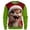B004-Green, variant on Christmas Sweater Men's Print 3D Sweater Knitwear Crewneck Casual Daily Knitting Keep Warm,cute christmas sweaters for Men,men christmas sweater (B001-Brick Red,L)