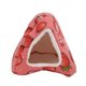 thumbnail image 1 of Hamster Cotton Nest Windproof and Warm Small Pet Cotton Nest Strawberry for Hamster Guinea Pig16x16x16, 1 of 2