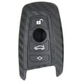 thumbnail image 2 of AMERTEER Silicone Carbon Fiber Pattern Car Auto Key Protective Case Cover for BMW Vehicle, 2 of 7