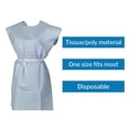 thumbnail image 2 of Bata desechable para exámenes de pacientes McKesson, sin látex [paquete de 50], 2 of 6