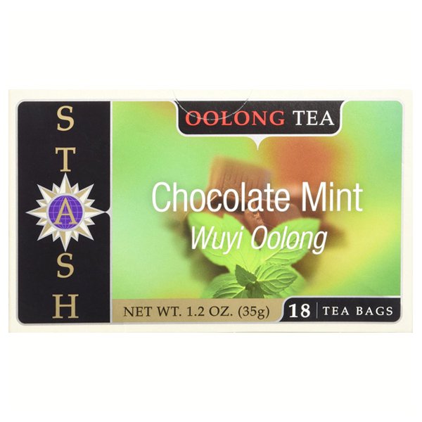 Stash Chocolate Mint Oolong Tea 18 oz Boxes 18 Tea Bags