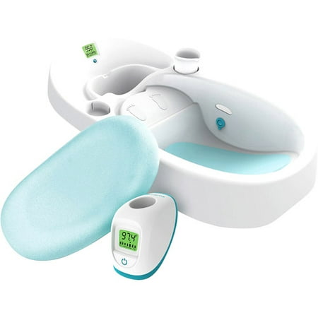 4moms Cleanwater Collection Infant Tub with Digital Spout Cover and Bath Sponge