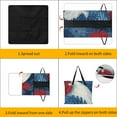 thumbnail image 3 of Patriotic Roosters Fireworks Backdrop Picnic Blanket Waterproof Outdoor Beach Blanket Hand-held Pad Suitable for Travel, Camping, Beach, Family Gatherings, 3 of 7
