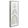thumbnail image 3 of Stupell Industries Playful Grey and Pink Rainbows Landscape Painting Gray Framed Art Print Wall Art, 10 x 24, 3 of 9