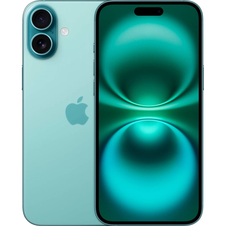 Apple iPhone 16, Restored, Unlocked, 128GB, Teal, A18 Chip