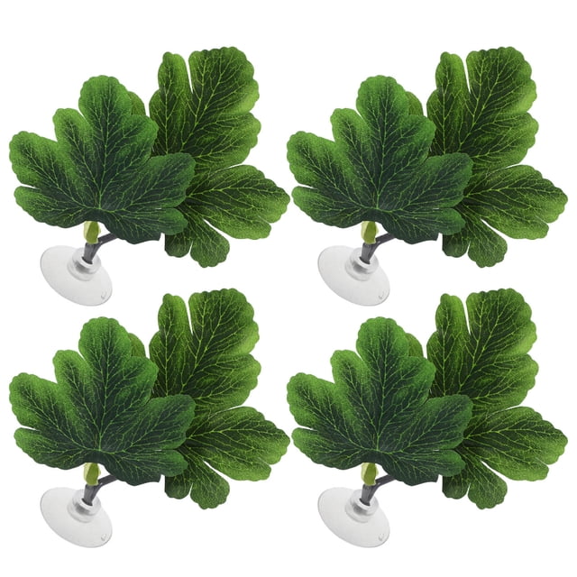 Greenadscape 4Ud Artificiales Para Acuario Decorativas Con Ventosas Y Tacto
