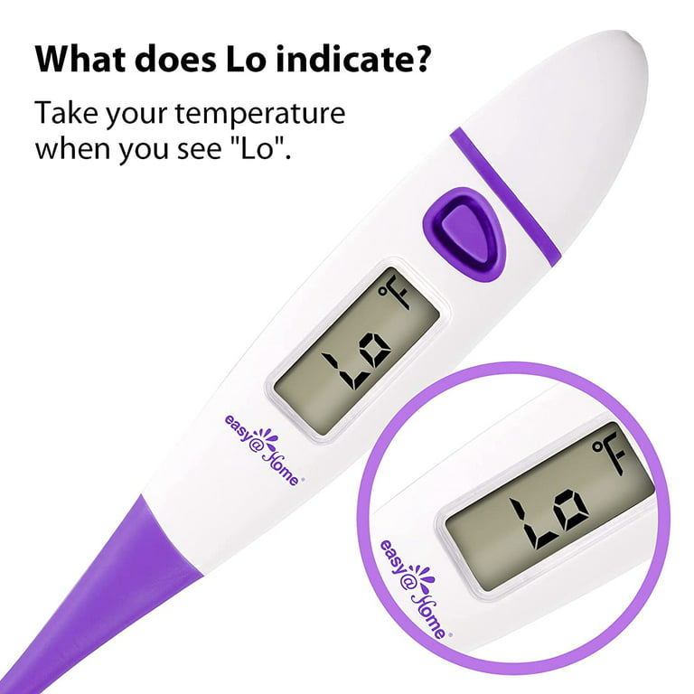 Easy@Home Basal Body Thermometer: BBT for Fertility Prediction with Memory Recall- Accurate Digital Basal Thermometer for Temperature Monitoring