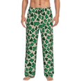 thumbnail image 1 of Balery Happy St. Patrick's Day Pantalones de pijama para hombre, pijama ultraligero, pantalón de descanso-Large, 1 of 6