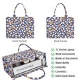 thumbnail image 2 of Large Capacity Tote Bag,Baseball Bats and Balls Pattern Handbag Fashion Luxury Tote Bag,15.7"x13"x 5.1" Inches,Laptop Compatible, 2 of 6