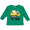 thumbnail image 3 of Inktastic 2nd Birthday Construction Truck Boy Boys Long Sleeve Toddler T-Shirt, 3 of 5