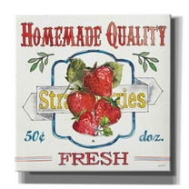 Epic Graffiti 'Fruit Stand V' by Anne Tavoletti, Canvas Wall Art, 37"x37"
