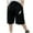 Black-7, variant on Odeerbi 8-15 Years Kids Boys Summer Sports Bermuda Shorts Cute Print Workout Athletic Cotton Shorts Cute Casual Breathable Shorts