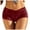 Red, variant on MIASHUI Women's Panties Women Lace Boyshort Floral Panties Low Rise Underwear Comfortable Ladies Lingerie White,XL
