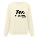 thumbnail image 2 of Gibobby Sudadera de mujer Sudadera de manga larga con patrón con cuello redondo para mujeres adolescentes y estudiantes(Beige,XG), 2 of 4