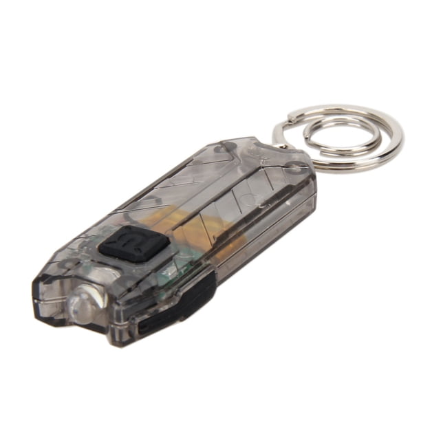 Naiovety Llavero antorcha 45LM portátil LED recargable Mini linterna Super brillante luces pequeñas Camping ciclismo iluminación Iluminación y accesorios Negro