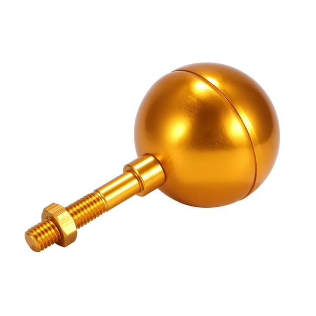 Asta De Bandera Para Exteriores, Bola Dorada Superior, Asta De Bandera De Aleación De Aluminio, Cabeza De Bola, Accesorios Para Asta De Bandera Para Exteriores Speravity HA014382-00