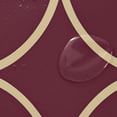 thumbnail image 4 of Yayeee Shower Curtain with Hooks 72"x72" Waterproof Fabric Bathroom Hanging Decor, Red Circles, 4 of 5
