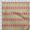 thumbnail image 3 of oneOone Cotton Poplin Fabric Geometric Ikat Printed Fabric 1 Yard 42 Inch Wide, 3 of 4
