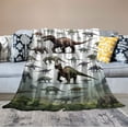 thumbnail image 2 of ARISTURING  Dinosaur Blanket for Boys - Jurassic Dino Kids Teens Sofa Bed Plush Blanket, Soft Cozy Flannel Blanket Dinosaur Room Decor Gifts for Boys, 2 of 6