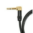 thumbnail image 4 of Audio2000's C14006BP2 6Ft 1/4" TRS Right Angle to XLR Male Cable (2 Pack), 4 of 4