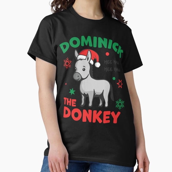 Dominick The Donkey Funny Italian Christmas Song G1776 Unisex T-Shirt, Up to Size 5XL