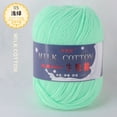 thumbnail image 4 of No.01-50 Milk Cotton 3-ply Baby Wool Smooth Soft Anti-pilling Washing Resistance Crochet Yarn, 4 of 8