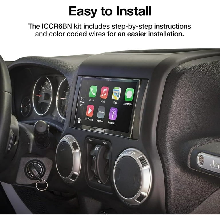 Scosche ICCR6BN Double DIN Installation Kit Non-Amplified Scosche ICCR6BN Double DIN Installation Kit Non-Amplified